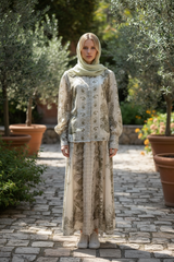 Riham top and skirt set