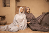 Asiyah shimmer batwing kaftan dress