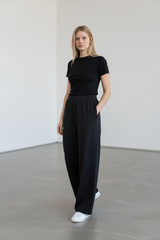 wide leg modest pants