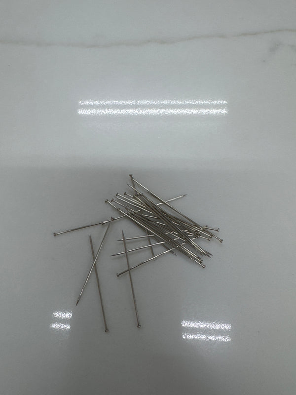 No show silver hijab pins