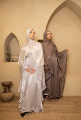 Asiyah shimmer batwing kaftan dress