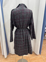 Plus size Winter knit coat with belt