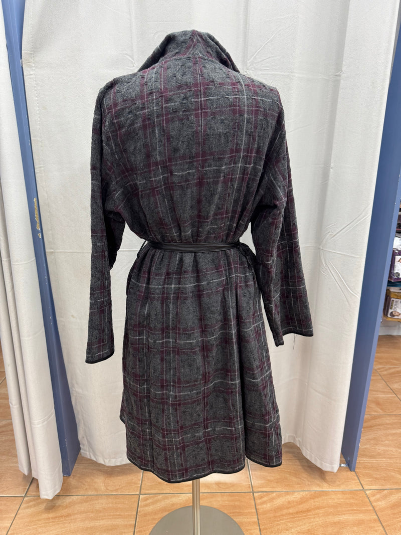 Plus size Winter knit coat with belt