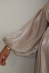 Noor shimmer maxi dress