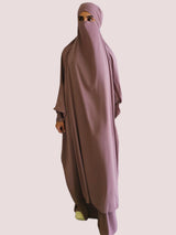 Madina silk khimar and skirt set
