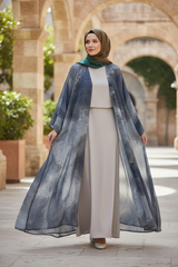 Selina printed cape with matching hijab