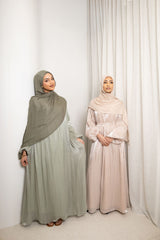 Noor shimmer maxi dress