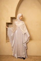 Asiyah shimmer batwing kaftan dress