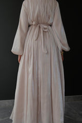 Noor shimmer maxi dress
