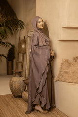 Asiyah shimmer batwing kaftan dress