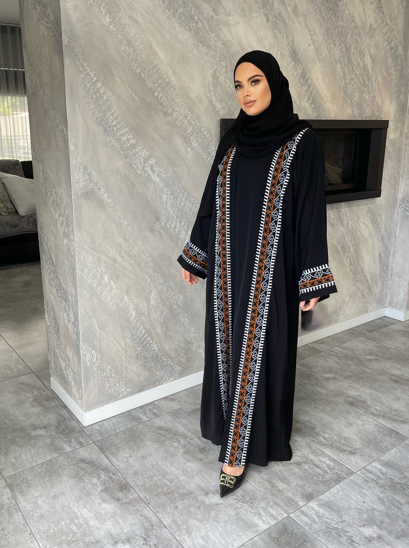 Maha Lux Abaya - Black