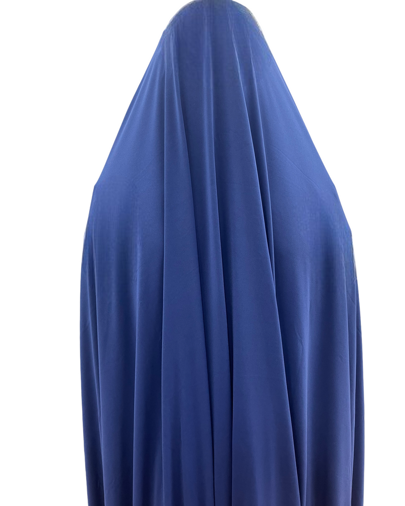 Premium Jersey Jilbab Sea Blue