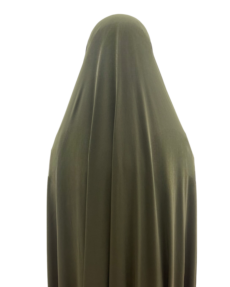 Premium Jersey Jilbab Khaki