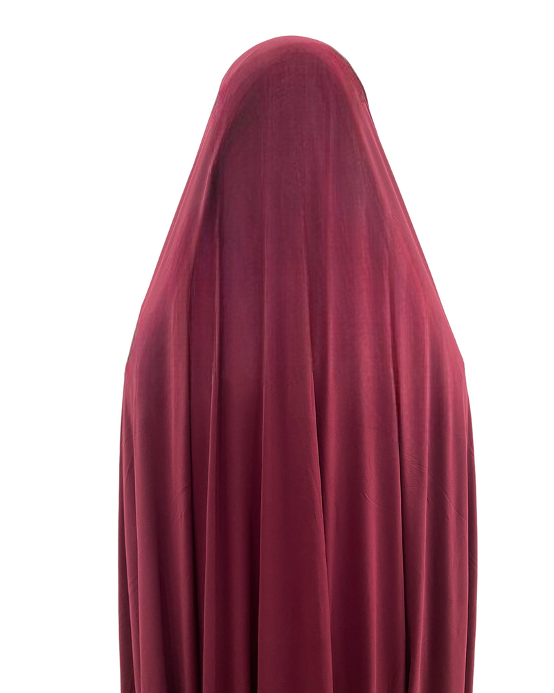 Premium Jersey Jilbab Maroon