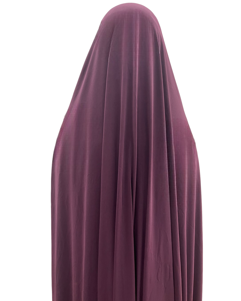 Premium Jersey Jilbab Deep Purple