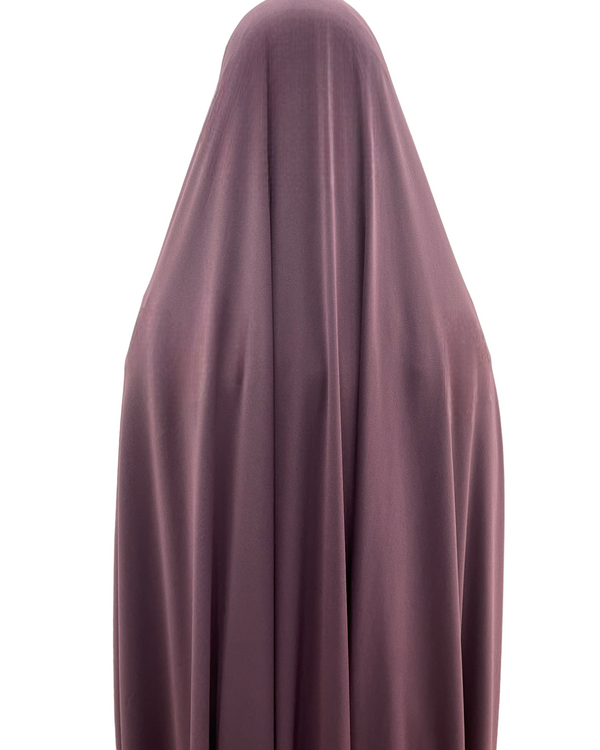 Premium jersey jilbab With Sleeves Light Rose