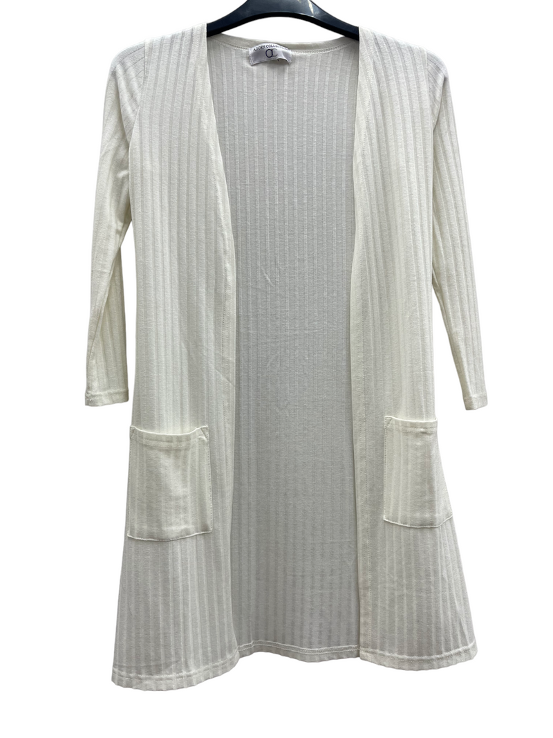 Girls Essential Versatile Cardigan Off-White