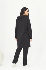 Long sleeved Modest Top With Zip