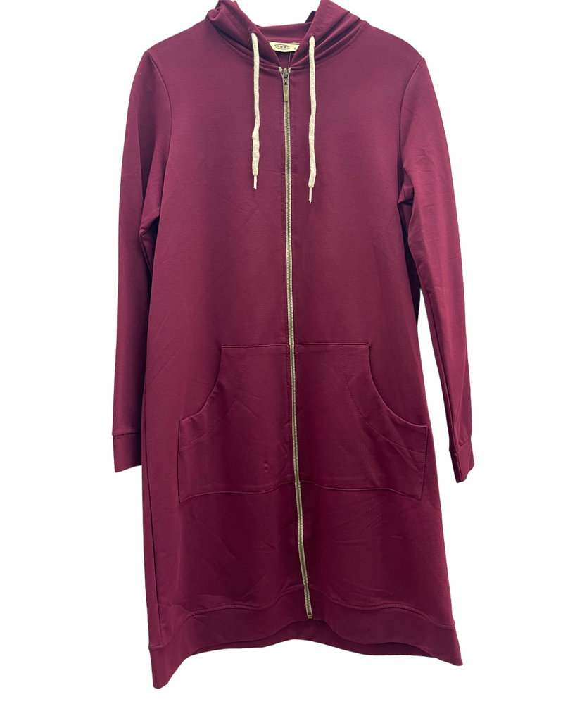 Long sleeved Modest Top With Zip