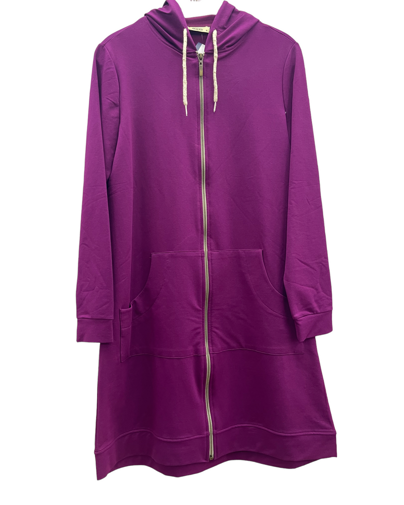 Long sleeved Modest Top With Zip