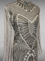 Bella Evening Dress -Silver