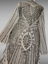 Bella Evening Dress -Silver
