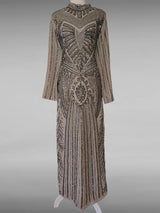 Bella Evening Dress -Silver