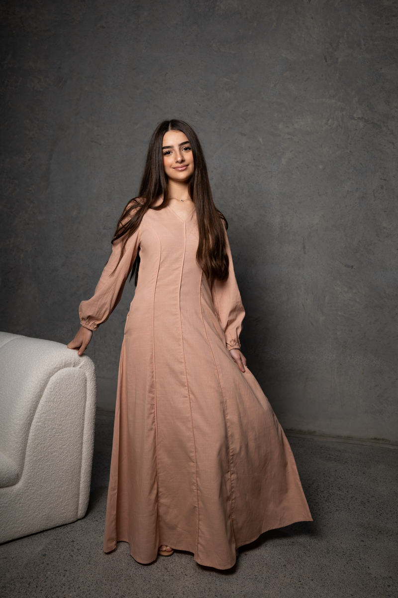 Girls linen dress