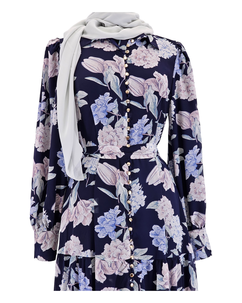 Floral Modest All Season Bella Dress