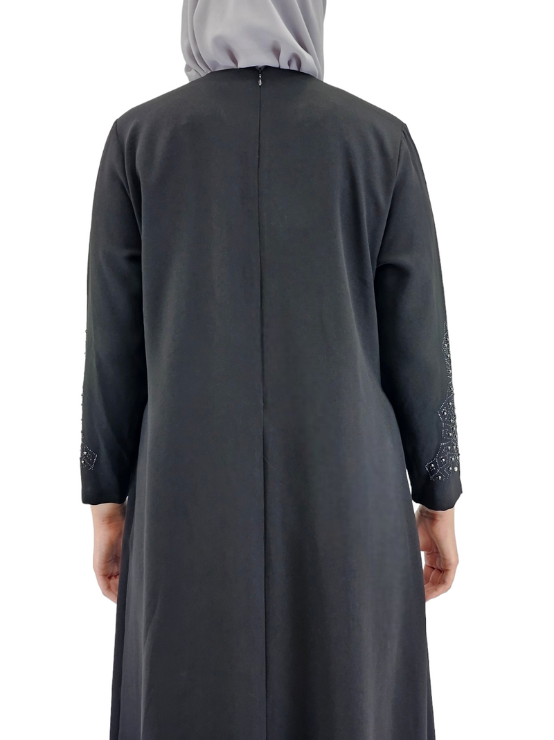 Jamila Black with detailed Beading