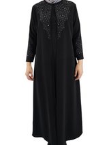 Jamila Black with detailed Beading