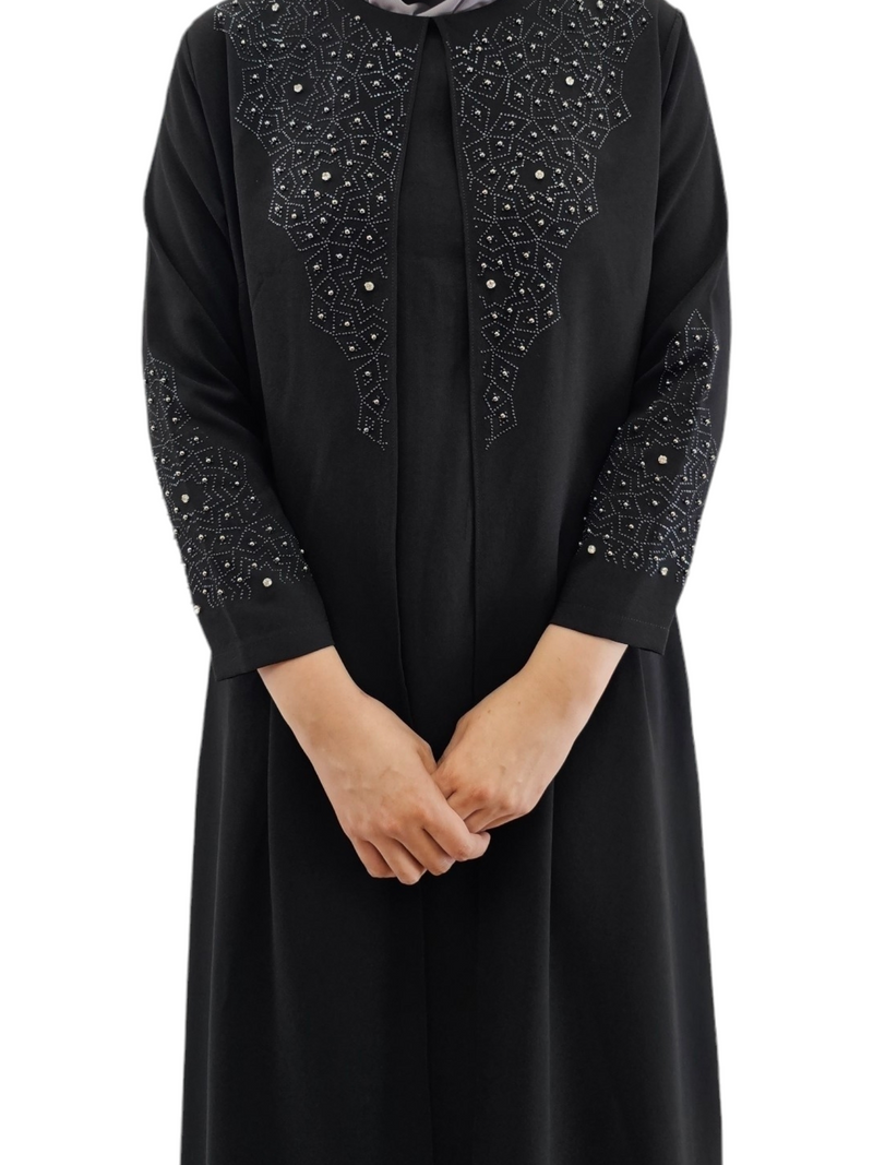 Jamila Black with detailed Beading