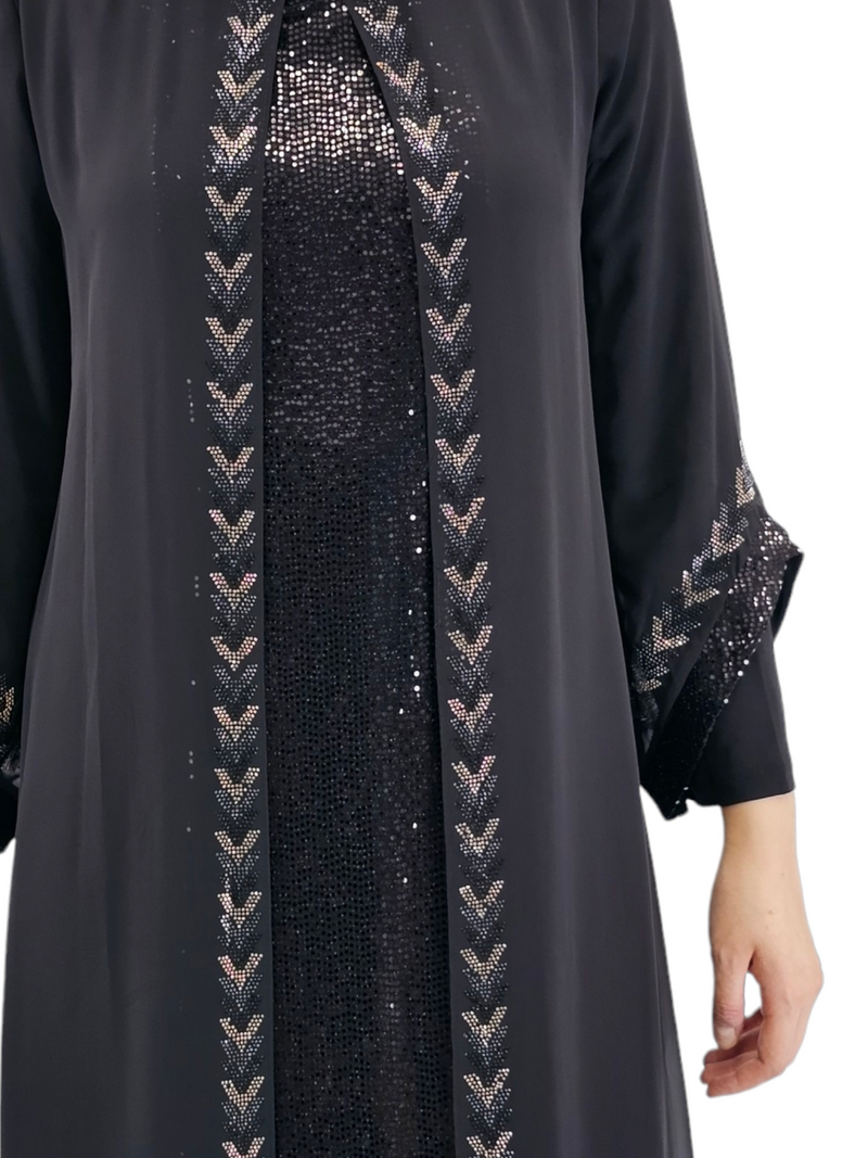 Hanna Two Piece Set Evening Abaya