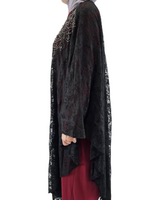 Jay Black Lace Bat Wing Set