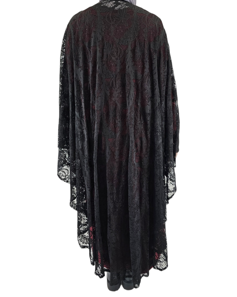 Jay Black Lace Bat Wing Set