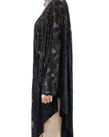 Jay Lace Bat Wing Set Dress Beige