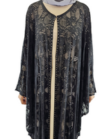 Jay Lace Bat Wing Set Dress Beige