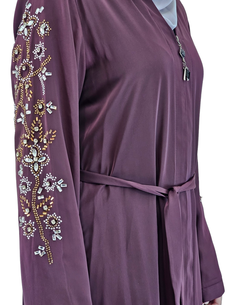 Alia detailed abaya dress