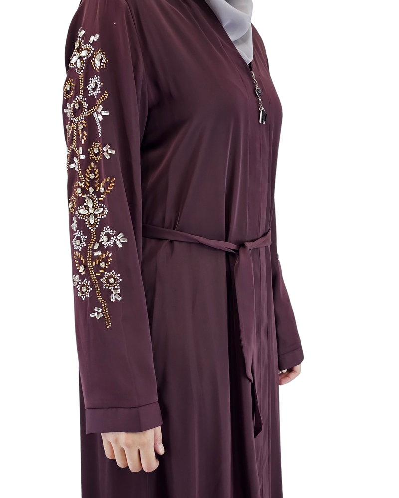 Alia detailed abaya dress
