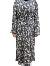 Lia Lined Pleated Dress
