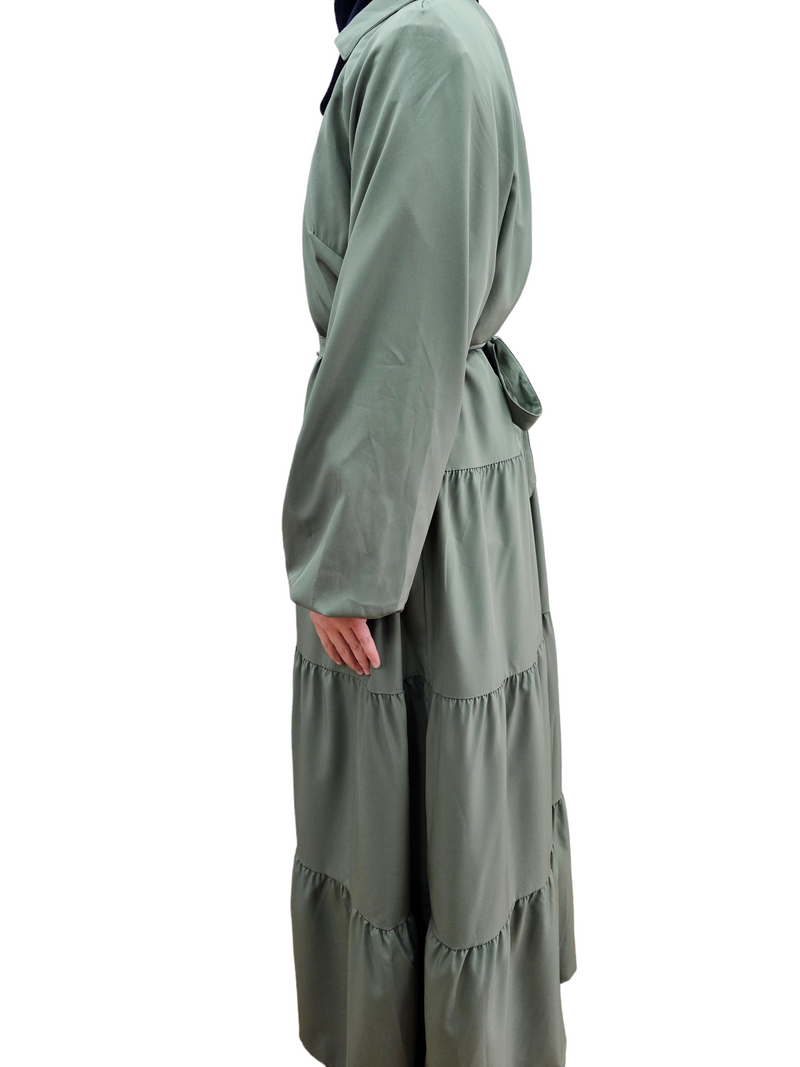 Army curve dress