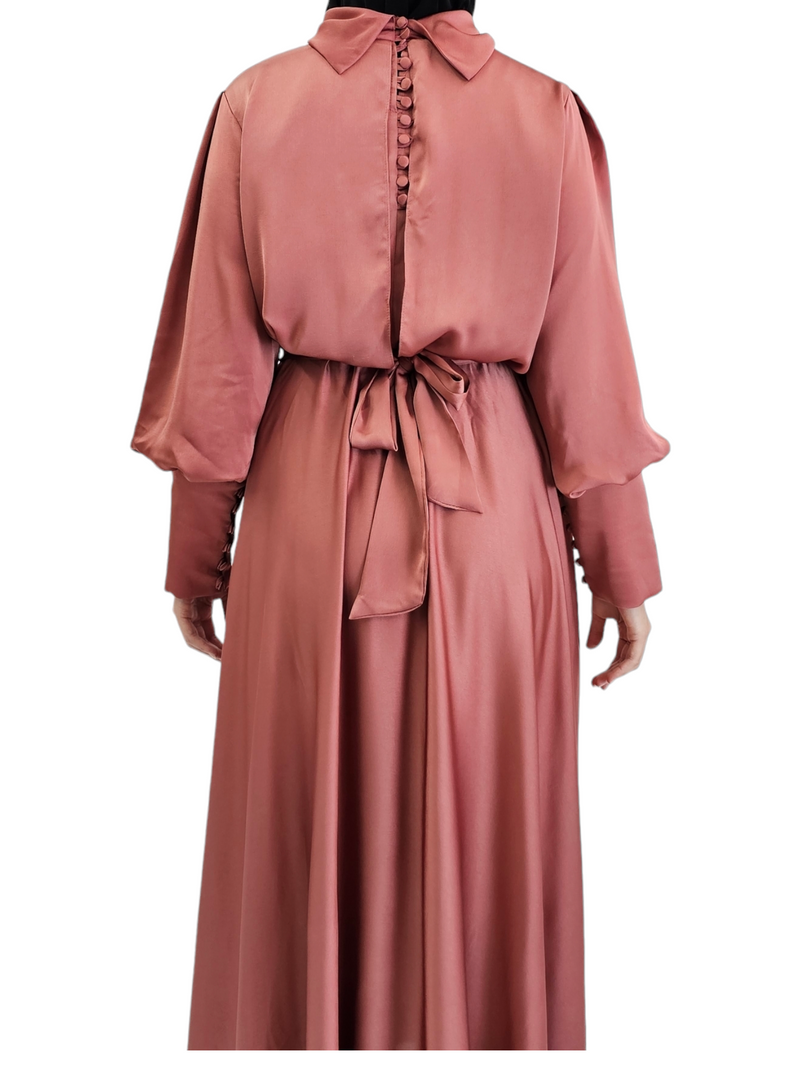 Hala Satin Elegance Dress