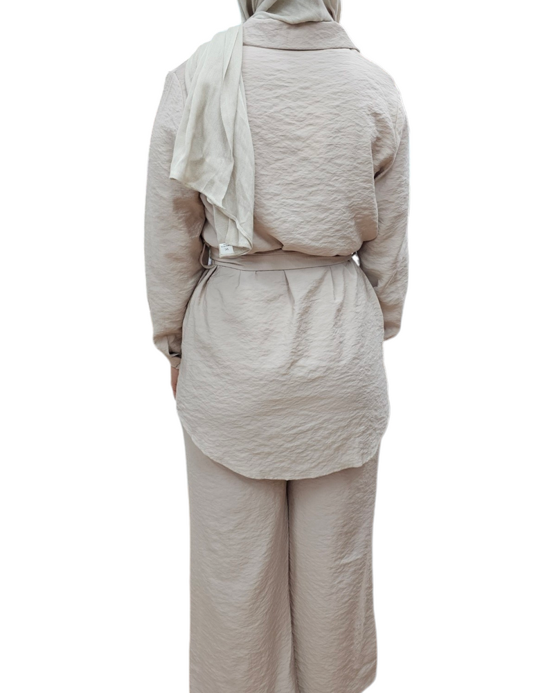 Jayda Top & Pants Set Nude