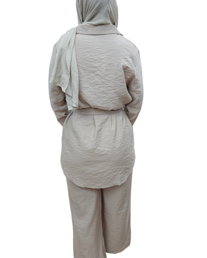 Jayda Top & Pants Set Nude