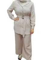 Jayda Top & Pants Set Nude