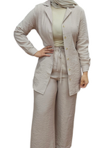 Jayda Top & Pants Set Nude