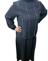Kaya Top & skirt Set Black