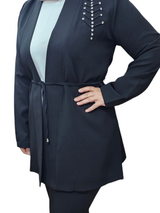Fadia Ladies Suit Set Black