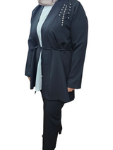 Fadia Ladies Suit Set Black