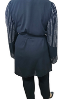 Selen pants and top suite set black